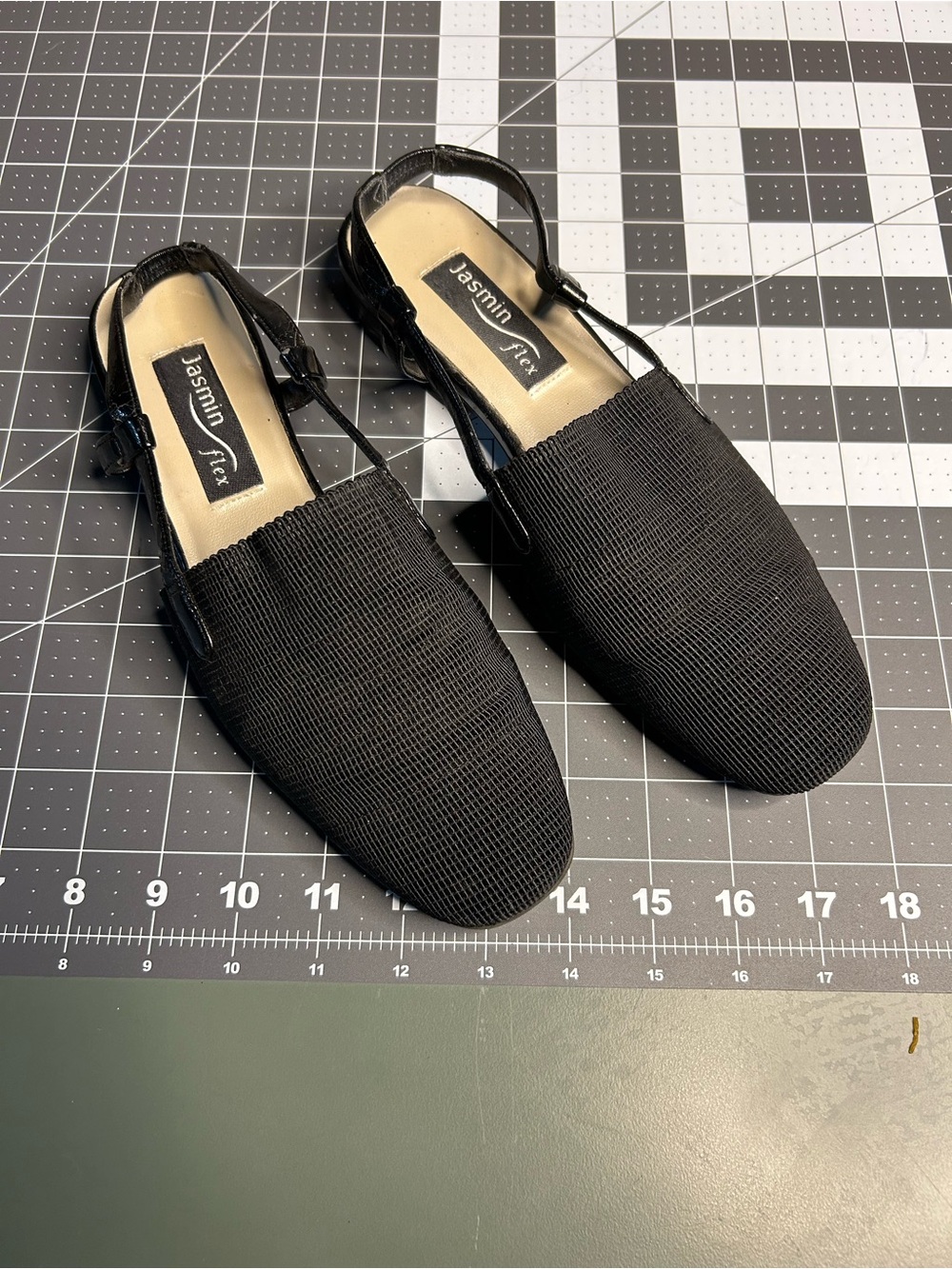 Women’s Black Slingback Flats